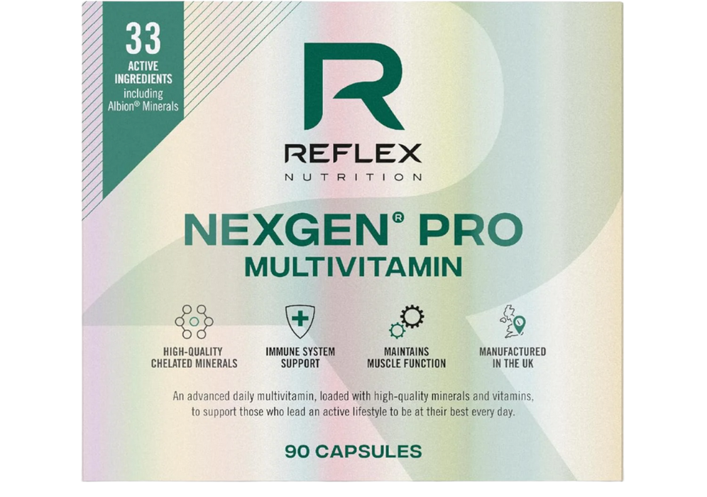 Reflex Nutrition Nexgen Pro Daily Vitamins enthält 33 Wirkstoffe, einschließlich Grüntee-Extrakt (90 Kapseln)