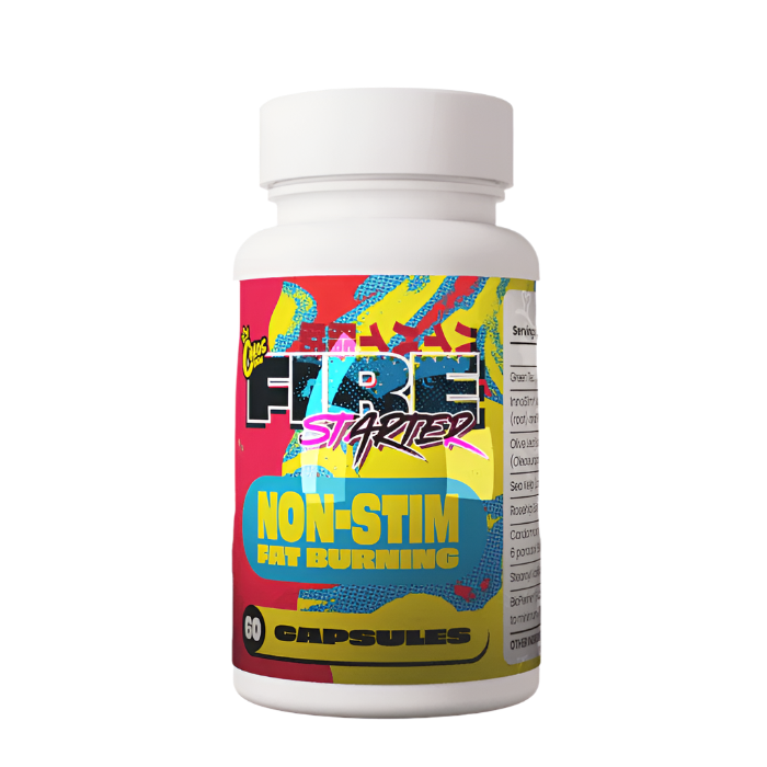 Chaos Crew Fire Starter Non-Stim Fat Burner 60 Capsules ā Caffeine-Free Metabolism Booster & Appetite Control