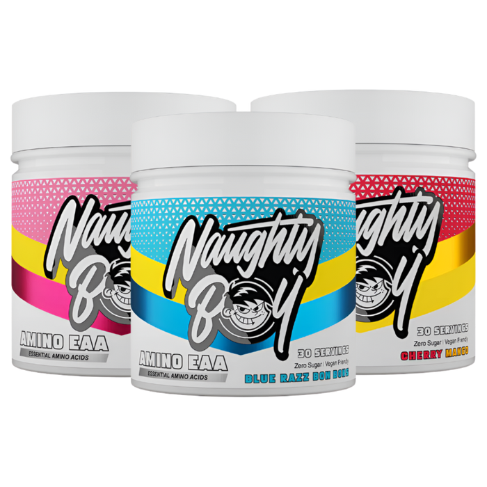 Naughty Boy AMINO EAA â Vegan BCAA & Essential Amino Acids for Muscle Recovery & Endurance | 30 Servings