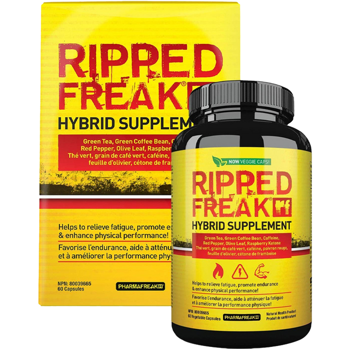 Pharma Freak Ripped Freak: Ultimate Fat Burner 60 Capsules | Extreme Athletesâ Choice!