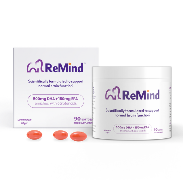 ReMind⢠Brain Health Supplements 90 Softgels 30 Day Supply - Energy & Mind at MySupplementShop by Remind