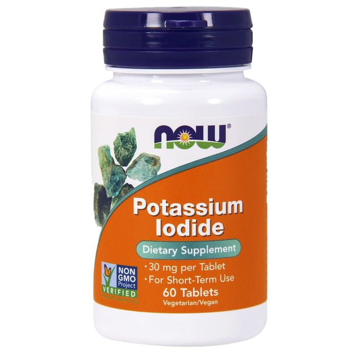 NOW Foods Kaliumjodid, 30 mg â 60 Tabletten