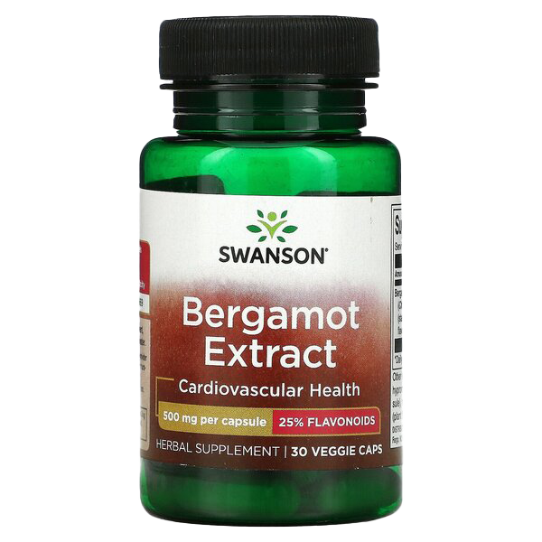 Swanson Bergamotte-Extrakt, 500 mg â 30 Kapseln