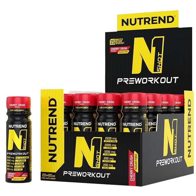 N1 Shot, Cherry Crush â 20 x 60 ml.