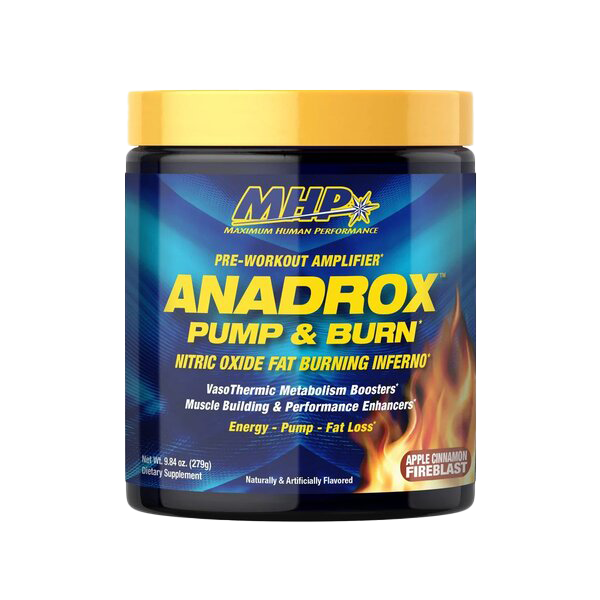 Anadrox Pre-Workout Pump & Burn, Apple Cinnamon Fireblast ā 279 g