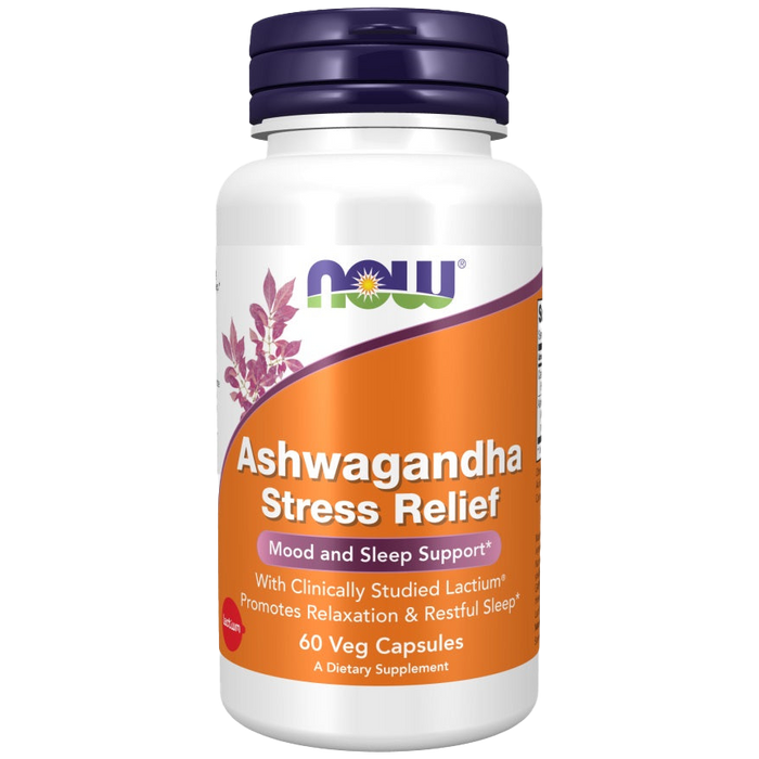 NOW Foods Ashwagandha Stress Relief 60 vcaps