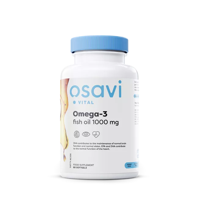Osavi Omega3 Fish Oil Molecularly Distilled 1000mg 120 softgels - Health and Wellbeing at MySupplementShop by Osavi