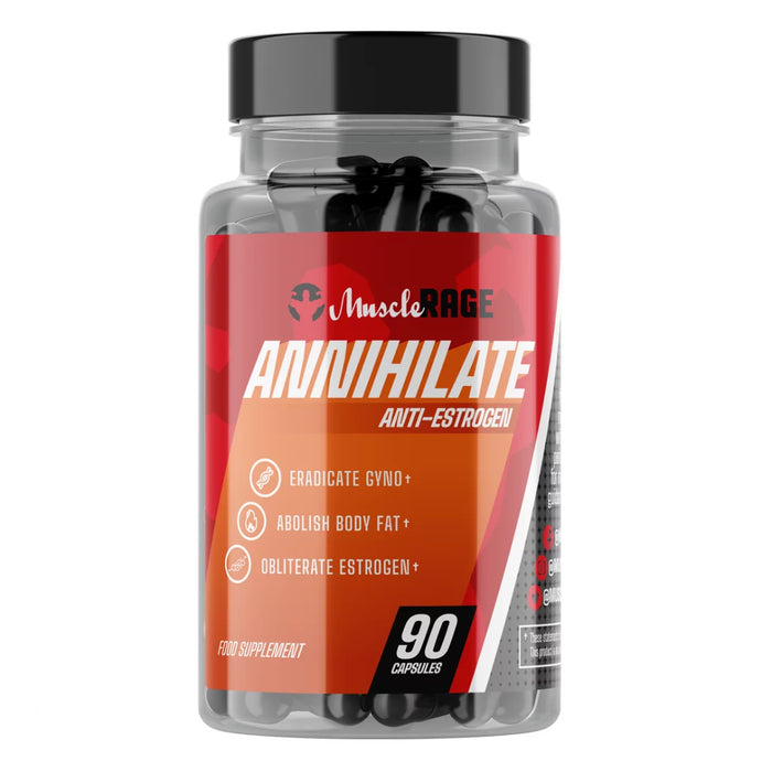 Muscle Rage ANNIHILATE â Estrogen Blocker 90 Capsules - Supplement Shakers at MySupplementShop by Muscle Rage