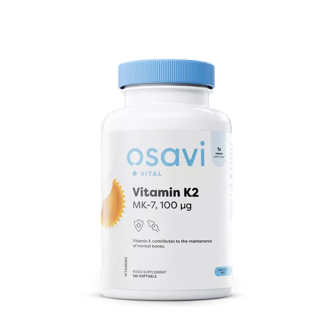 Osavi Vitamin K2 MK7 100mcg 120 softgels - Nutritional Supplement at MySupplementShop by Osavi