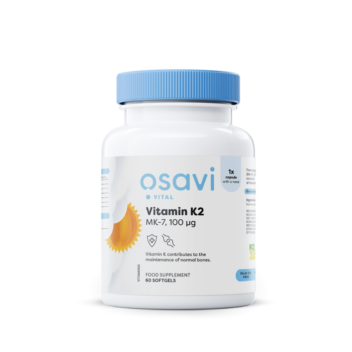 Osavi Vitamin K2 MK7 100mcg 60 softgels