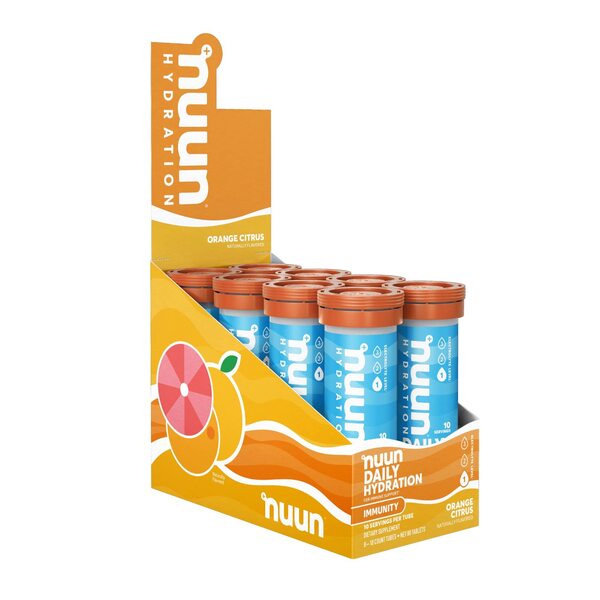 Nuun Daily Hydration Immunity Orange Citrus 8 x 10 count tubes - Vegan Products at MySupplementShop by Nuun
