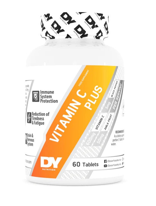 Dorian Yates Vitamin C Plus 60 tablets - Vitamins & Minerals at MySupplementShop by Dorian Yates
