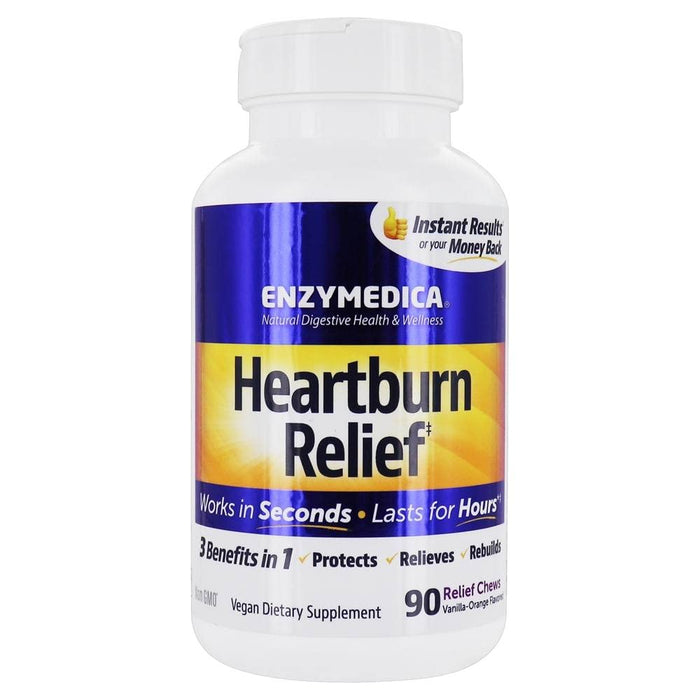 Enzymedica Heartburn Relief, Vanilla-Orange - 108 chewables - Nutritional Supplement at MySupplementShop by Enzymedica