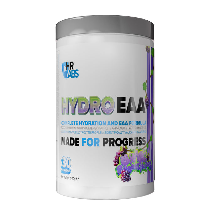 HR Labs HydroEAA 540g - Grape Bubbalicious - Electrolyte Replacements at MySupplementShop by HR Labs