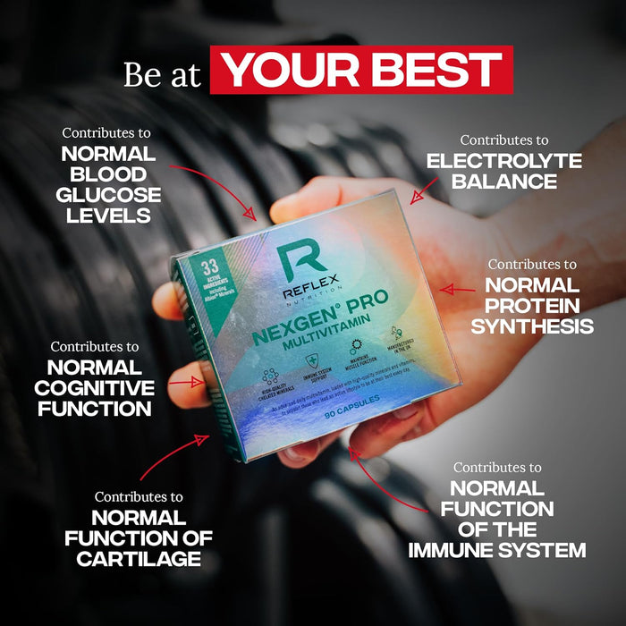 Reflex Nutrition Nexgen Pro Daily Vitamins enthält 33 Wirkstoffe, einschließlich Grüntee-Extrakt (90 Kapseln)