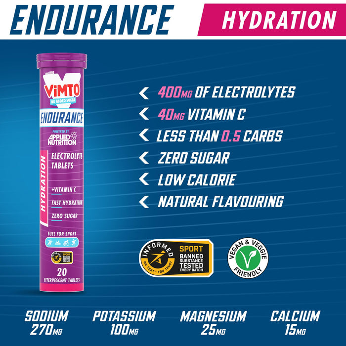 Applied Nutrition Effervescent Electrolyte Tablets 6 x 20 tabs 4000mg