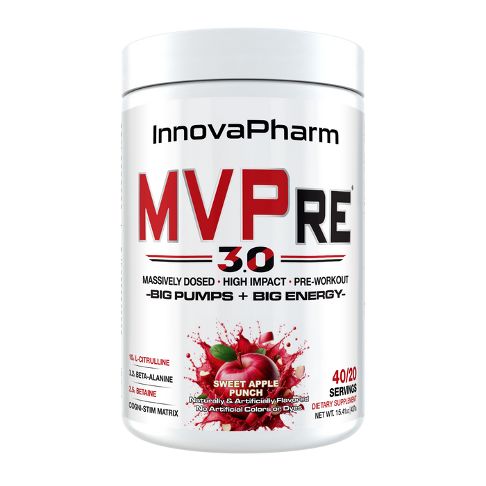 Innovapharm MVPRE 3.0 40/20 Servings - Pre Workout at MySupplementShop by Innovapharm