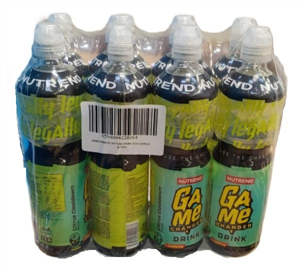 Nutrend Gamechanger Caffeine Drink 8 x 750 ml.