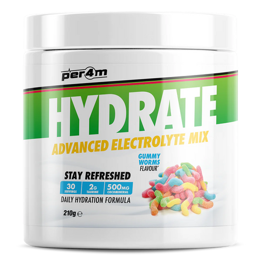 Per4m Hydration Electrolyte Mix 30 Servings - Gummy Worms - Electrolyte Replacements at MySupplementShop by PER4M Nutrition