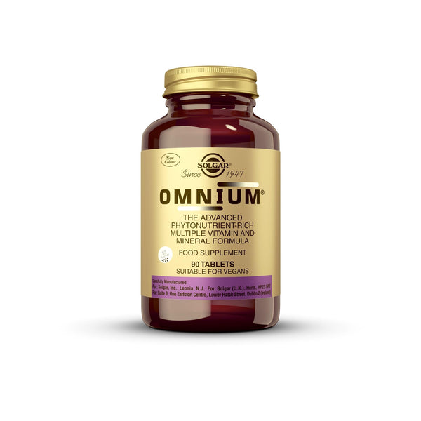 Solgar Omnium Tablets Phytonutrient Complex Multiple Vitamin & Mineral Formula 90