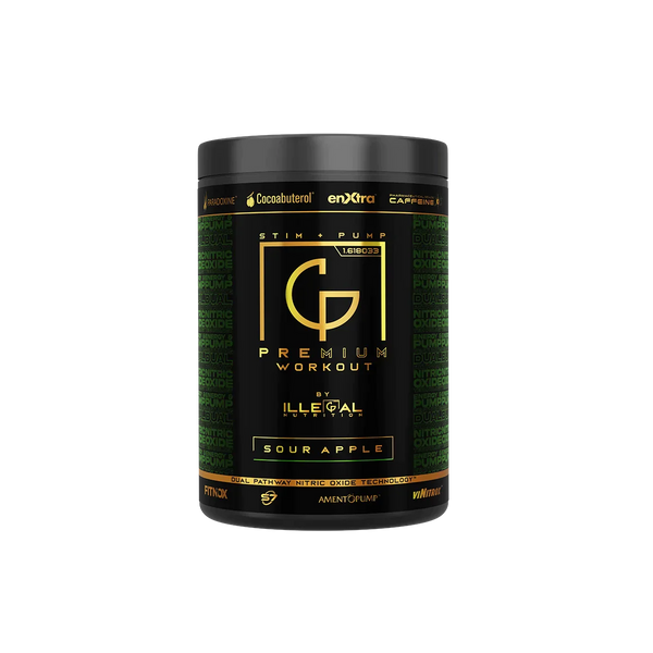 Illegal Nutrition Premium Pre-Workout (Stim + Pump) 193g - Cherry - Pre Workout at MySupplementShop by Illegal Nutrition