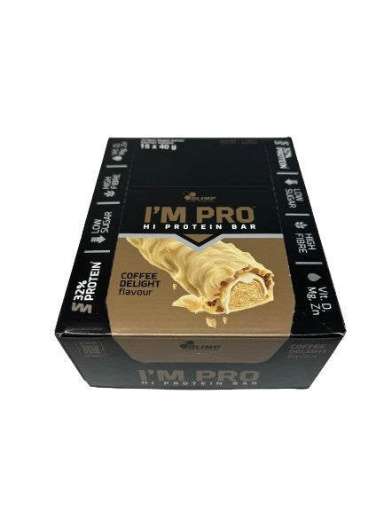 I'm Pro Protein Bar - 15 x 40g - Coffee Delight - Sports Nutrition at MySupplementShop by Olimp Nutrition