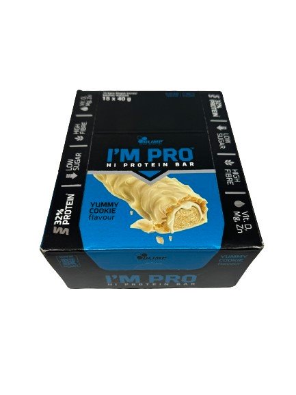 I'm Pro Protein Bar - 15 x 40g - Yummy Cookie - Sports Nutrition at MySupplementShop by Olimp Nutrition