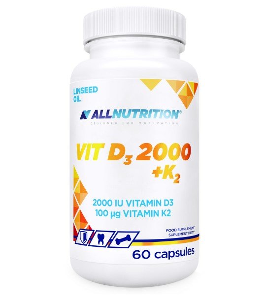 Allnutrition Vit D3 2000 + K2 - 60 caps