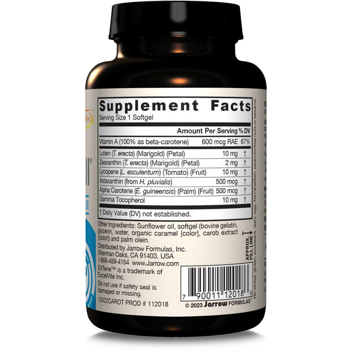 Jarrow Formulas CarotenALL 60 Softgels - Health and Wellbeing at MySupplementShop by Jarrow Formulas