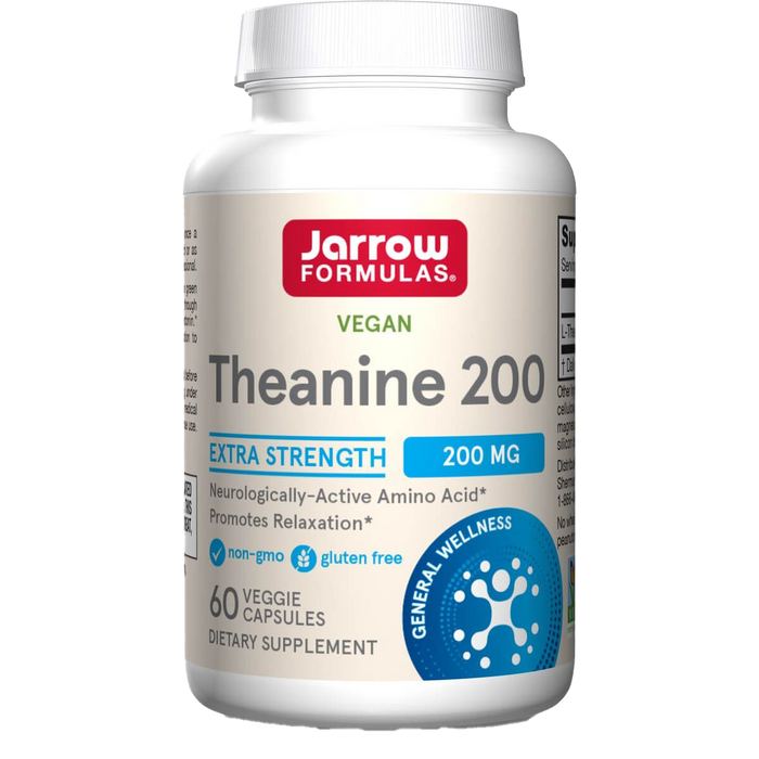 Jarrow Formulas Theanin, 200 mg – 60 Kapseln